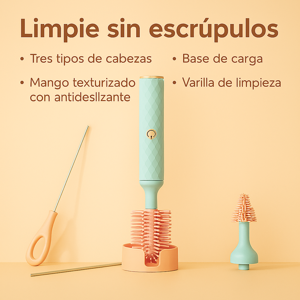 Limpieza inteligente y rápida para biberones