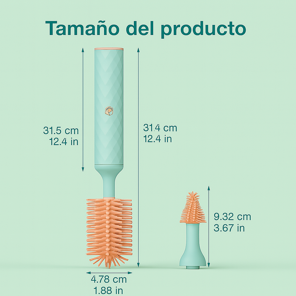 Limpieza inteligente y rápida para biberones